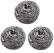 MC - Stainless Steel Scrubber Scouring Pad - 3 / Pack - Bulk Mart