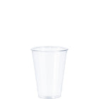 DURA - 10 Oz Clear Plastic Cold Cups PET, 78mm Rim - 50/Pack