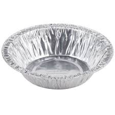 ML - 4" Round Deep Aluminum Foil Meat Pie Pan - 125/Pack - Bulk Mart