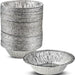 ML - 4" Round Deep Aluminum Foil Meat Pie Pan - 2500/Case - Bulk Mart