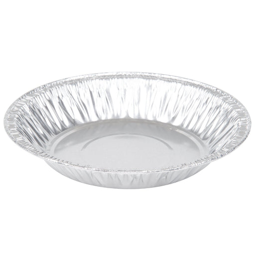 ML - 5 x 1/8" Round Shallow Aluminum Foil Pie Plate - 1000/Case - Bulk Mart