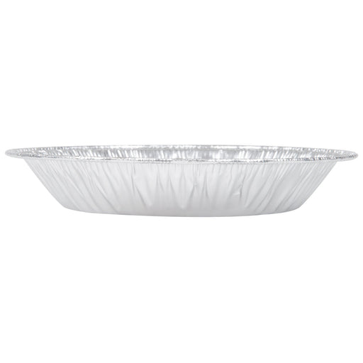 ML - 5 x 1/8" Round Shallow Aluminum Foil Pie Plate - 1000/Case - Bulk Mart