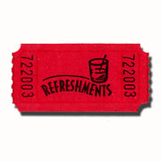 Multi Tact - 11132 - Refreshments Tickets - 1000 / Pack - Bulk Mart