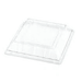 New Wave - Clear Lid For 10" Square Bagasse Plate - 50/Sleeve - Bulk Mart