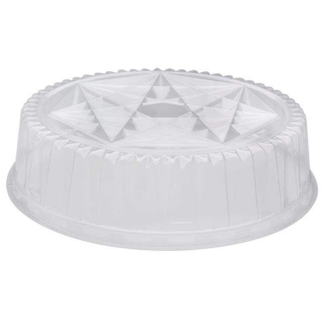 Pactiv Caterware - P4412 - 12" Crystal Dome Lid Clear - 50/Case - Bulk Mart