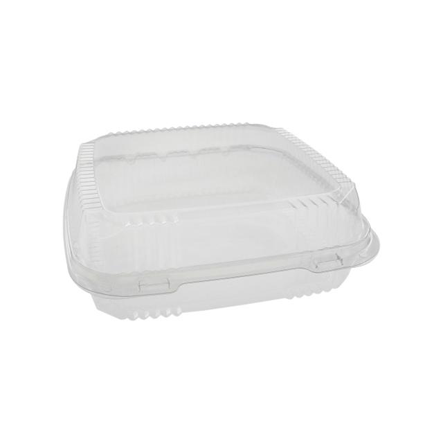 Pactiv - YCI81100 - 9" Large Clear Hinged Container - 200/Case - Bulk Mart