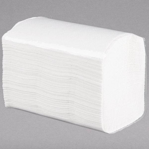 PC - White 2 Ply Interfold Dispenser Napkins - 6000/Case - Bulk Mart