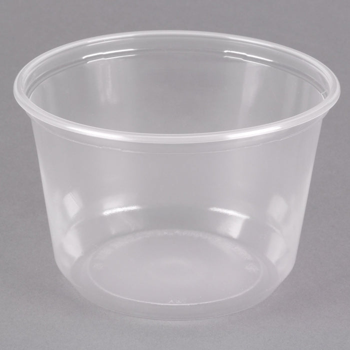 Placon - RD16C - 16 Oz Clear Deli Container Base PP 22371 - 500/Case - Bulk Mart