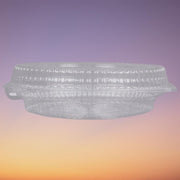Polar Pak - 9" Hinged Plastic Shallow Pie Clamshell Container - 200/Case - Bulk Mart