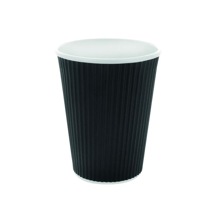 Pronto - 10 Oz Ripple Wall Hot Paper Cup - 25 / Sleeve - Bulk Mart