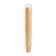 Pronto - 16 Oz Kraft Ripple Hot Paper Cup Natural Color - 500/Case - Bulk Mart