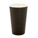 Pronto - 16 Oz Ripple Wall Hot Paper Cup Black - 25 / Sleeve - Bulk Mart