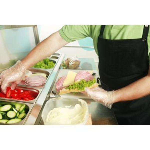 Safety Zone - Poly Deli Gloves Large - 500 / Pack - Bulk Mart