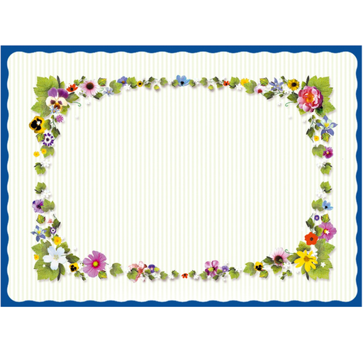 Sanfacon - 658 - Spring Time Placemats - 1000 / Pack - Bulk Mart