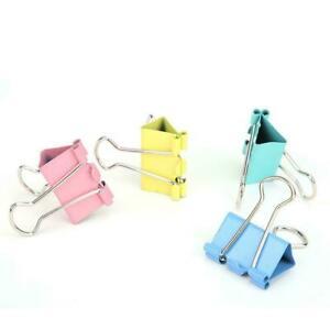 Selectum - 1.5" Foldback Binder Clip Assorted - 4/Pack - Bulk Mart