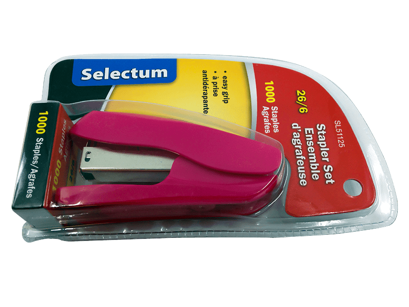 Selectum - Easy Grip Stapler With Staples - Each - Bulk Mart