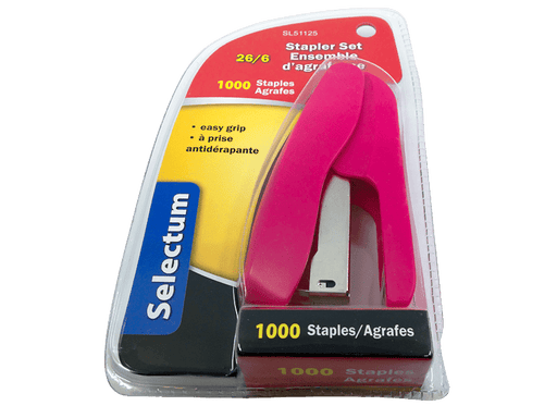 Selectum - Easy Grip Stapler With Staples - Each - Bulk Mart