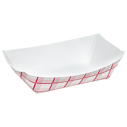 Southland - 5 Lbs Red Check Food Trays #500 - 2 x 250/Case - Bulk Mart