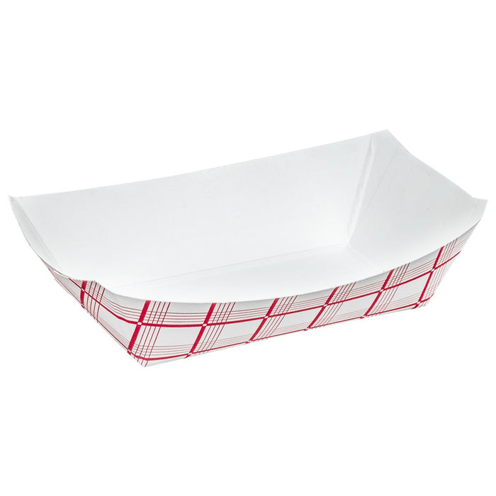 Southland - 5 Lbs Red Check Food Trays #500 - 250/Pack - Bulk Mart