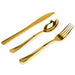 Stellar - Gold Look Premium Plastic Knife - 20/Pack - Bulk Mart