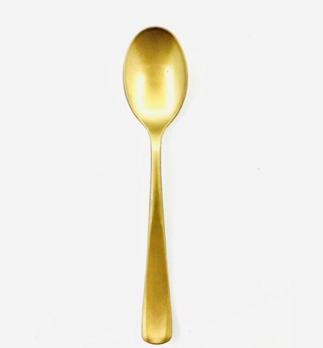 Stellar - Gold Look Premium Plastic Soup Spoon- 20/Pack - Bulk Mart