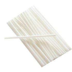 Stone - 10" Milkshake Straw White Unwrapped 21400 - 250 / Box - Bulk Mart