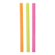 Stone - 8" Bubble Tea Straw Mixed Neon Unwrapped - 600 / Box - Bulk Mart
