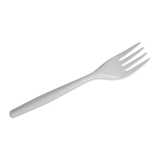 Table Accents - Bioplastic Fork White - 50 x 20/Case - Bulk Mart