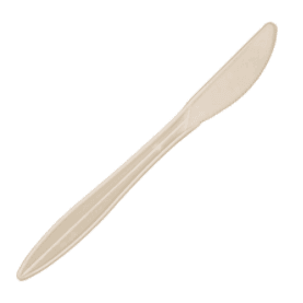 Table Accents - Bioplastic Knife White - 50 x 20/Case - Bulk Mart