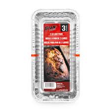 Titan - 8" x 3.75" x 2.5" - 2 Lbs Rectangular Foil Loaf Pan - 24 x 3pcs/Case - Bulk Mart