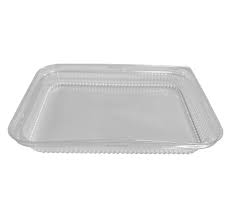 Titan - Clear Dome Lid For Half Size Aluminum Foil Container - 100/Case - Bulk Mart