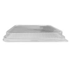 Titan - Clear Dome Lid For Half Size Aluminum Foil Container - 100/Case - Bulk Mart