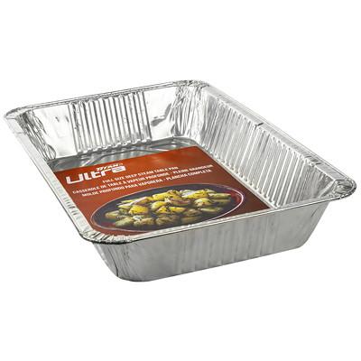 Titan Ultra - Full Size Rectangular Aluminum Foil Steam Roaster Pan - 24/Case - Bulk Mart