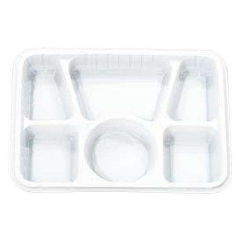 Vespa - VEL-029 - 6 Compartment Serving Tray - 400/case - Bulk Mart