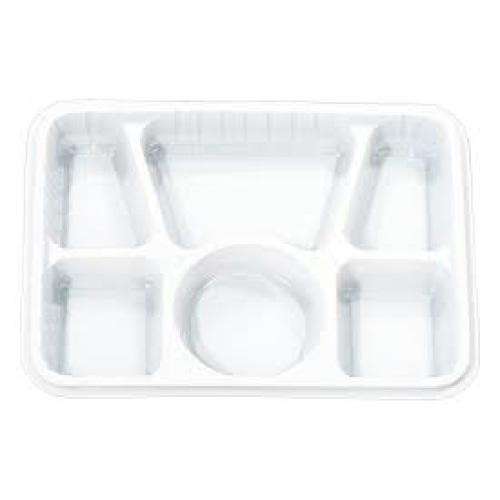 Vespa - VEL-029 - 6 Compartment Serving Tray - 50/Pack - Bulk Mart