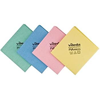 Vileda Professional - PVAmicro 38 x 35cm Microfiber Cloth - 5/Pack - Bulk Mart