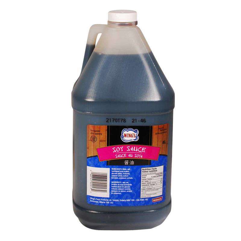 Wing's - Soy Sauce - 4 L - Bulk Mart