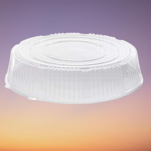 WNA Caterline - A18PETDMHI 18" PET High Dome Lid Clear - 5 / Pack - Bulk Mart