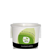 Yeseco - 12 Oz Compostable Paper Bowl Printed PLA Lined - 20 x 25/Case - Bulk Mart