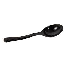 Yeseco - Mini Black PP Spoon 88MM - 8 x 250 pcs/Case - Bulk Mart